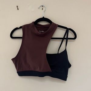 asymmetrical sports bra
